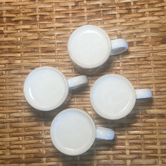Vintage 1983 NINA CHD  Set of 4 Floral Coffee Mugs - Picture 7 of 8